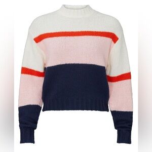 Rebecca Minkoff Colorblock Sweater - Red, Pink, Navy, and White